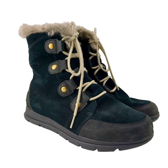 Sorel Shoes - SOREL BLACK BOOTS SIZE 8.5